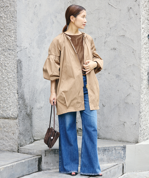 IENA(イエナ)の「MARILYN MOON/マリリンムーン 2way taffeta bz ブルゾン 4263-120(その他アウター・レディース・ブラック/キャメル・FREE)」の18枚目の写真