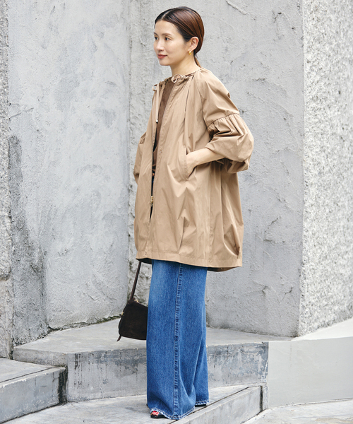 IENA(イエナ)の「MARILYN MOON/マリリンムーン 2way taffeta bz ブルゾン 4263-120(その他アウター・レディース・ブラック/キャメル・FREE)」の19枚目の写真
