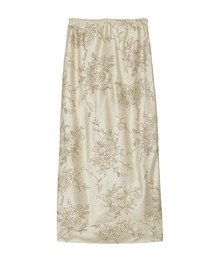 Ameri（アメリ）の「SEQUIN EMBROIDERY SATIN SKIRT（スカート）」