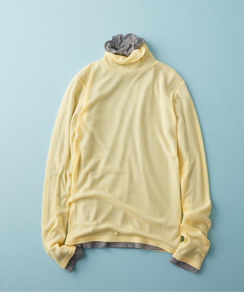 GEORGE'S(ジョージズ)の「【MULTI PALETTE】タートルインナー(Tシャツ/カットソー・レディース・レッド/グレー系その他/ピンク/ブラック/ミント/オフホワイト/オレンジ/ブルー/イエロー/グレー/ブラウン・FREE)」の8枚目の写真