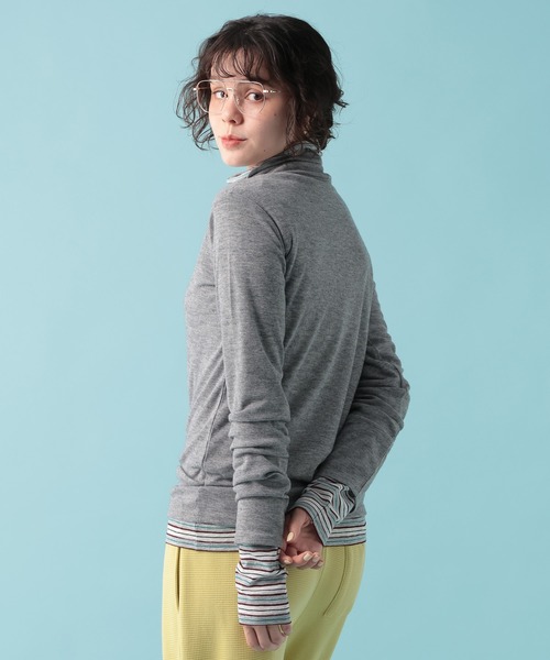 GEORGE'S(ジョージズ)の「【MULTI PALETTE】タートルインナー(Tシャツ/カットソー・レディース・レッド/グレー系その他/ピンク/ブラック/ミント/オフホワイト/オレンジ/ブルー/イエロー/グレー/ブラウン・FREE)」の17枚目の写真