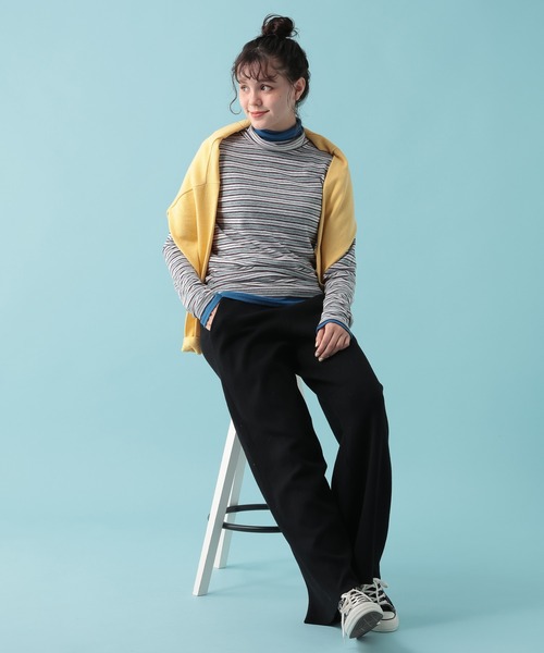 GEORGE'S(ジョージズ)の「【MULTI PALETTE】タートルインナー(Tシャツ/カットソー・レディース・レッド/グレー系その他/ピンク/ブラック/ミント/オフホワイト/オレンジ/ブルー/イエロー/グレー/ブラウン・FREE)」の19枚目の写真