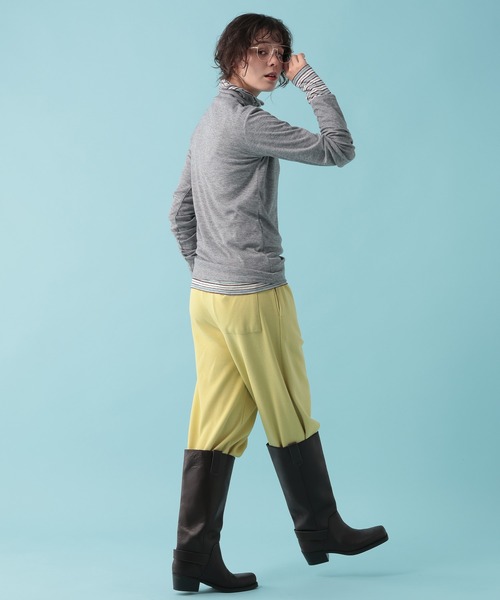GEORGE'S(ジョージズ)の「【MULTI PALETTE】タートルインナー(Tシャツ/カットソー・レディース・レッド/グレー系その他/ピンク/ブラック/ミント/オフホワイト/オレンジ/ブルー/イエロー/グレー/ブラウン・FREE)」の13枚目の写真