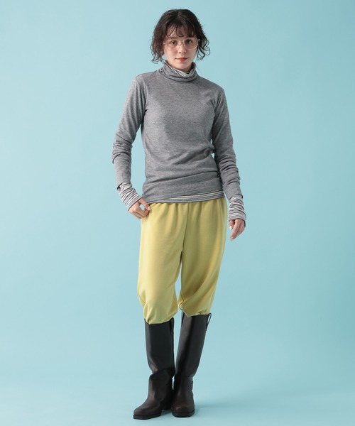 GEORGE'S(ジョージズ)の「【MULTI PALETTE】タートルインナー(Tシャツ/カットソー・レディース・レッド/グレー系その他/ピンク/ブラック/ミント/オフホワイト/オレンジ/ブルー/イエロー/グレー/ブラウン・FREE)」の14枚目の写真