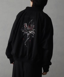 welise（ウェライズ）の「【welise ウェライズ】-2026AW- 420gグレイスフルTR ”Icon Flower Embroidery"  ショート丈スカジャン（スカジャン）」