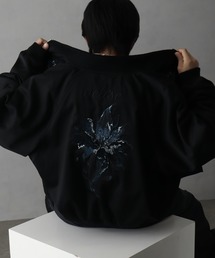 welise（ウェライズ）の「【welise ウェライズ】-2026AW- 420gグレイスフルTR ”Icon Flower Embroidery"  ショート丈スカジャン（スカジャン）」