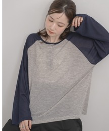 2wayラグランロンTシャツ