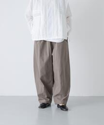 ワッシャーコットンボリュームパンツ