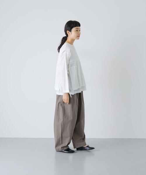 かぐれ(カグレ)の「ワッシャーコットンボリュームパンツ(その他パンツ・レディース・カーキ/ブラック・FREE)」の16枚目の写真
