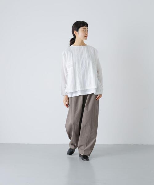 かぐれ(カグレ)の「ワッシャーコットンボリュームパンツ(その他パンツ・レディース・カーキ/ブラック・FREE)」の17枚目の写真