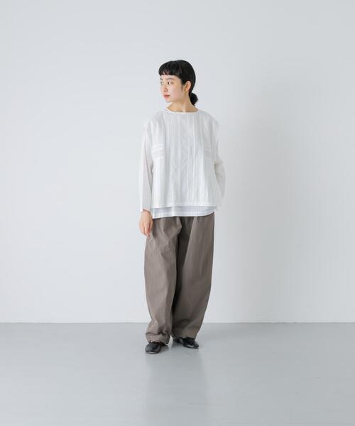 かぐれ(カグレ)の「ワッシャーコットンボリュームパンツ(その他パンツ・レディース・カーキ/ブラック・FREE)」の18枚目の写真