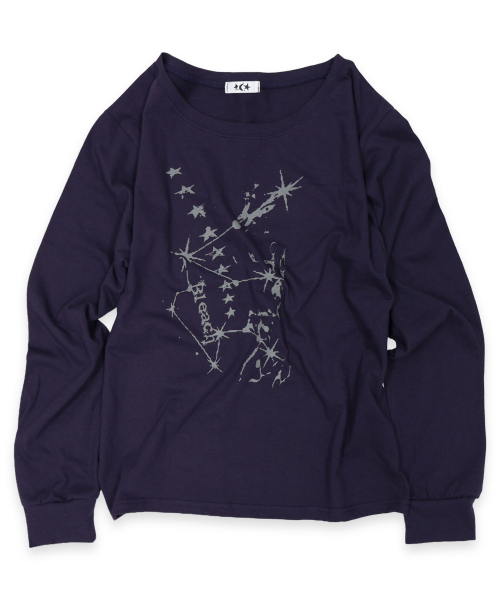 DEFYCLUBROBBERS(ディファイクラブロバース)の「BLEACH ボートネック ワンショルダー ロングスリーブ パープル(Tシャツ/カットソー・レディース・その他・FREE)」の5枚目の写真