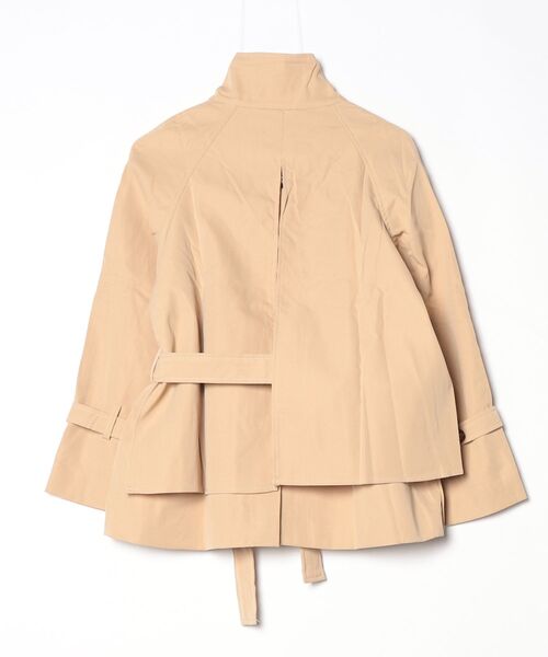 YUGA（ユーガ）の「YUGA_YGMC　　Korean-style  Short trench coat（トレンチコート・レディース・オフホワイト/ベージュ・FREE）」の3枚目の写真