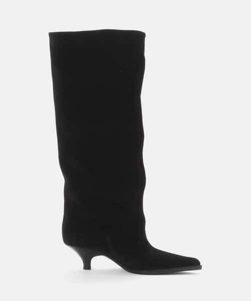AP STUDIO(エーピーストゥディオ)の「【ELENA IACHI /エレナ イアチ】SUEDE LONG BOOTS(ブーツ・レディース・ブラック/ベージュ・38/39/36/37)」の11枚目の写真