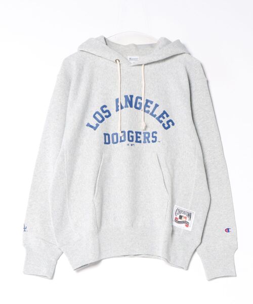 Champion(チャンピオン)の「【MLB×Champion】HOODIE VINTAGE(パーカー・メンズ・ネイビー/グレー・S/M/L/XL)」の1枚目の写真