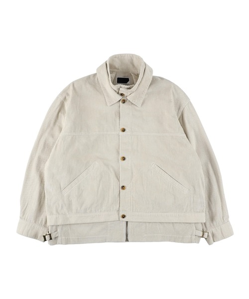 PHINGERIN(フィンガリン)の「【PHINGERIN】DOUBLE CORD JACKET(ブルゾン・メンズ・チャコールグレー/ライトグレー/ブラウン・M/L)」の2枚目の写真