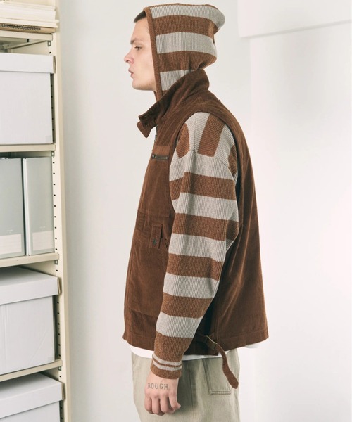 PHINGERIN(フィンガリン)の「【PHINGERIN】DOUBLE CORD JACKET(ブルゾン・メンズ・チャコールグレー/ライトグレー/ブラウン・M/L)」の13枚目の写真