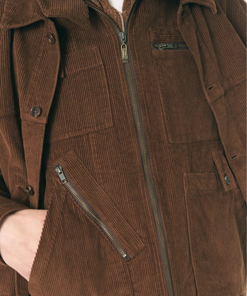 PHINGERIN(フィンガリン)の「【PHINGERIN】DOUBLE CORD JACKET(ブルゾン・メンズ・チャコールグレー/ライトグレー/ブラウン・M/L)」の19枚目の写真