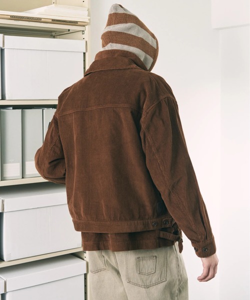 PHINGERIN(フィンガリン)の「【PHINGERIN】DOUBLE CORD JACKET(ブルゾン・メンズ・チャコールグレー/ライトグレー/ブラウン・M/L)」の11枚目の写真