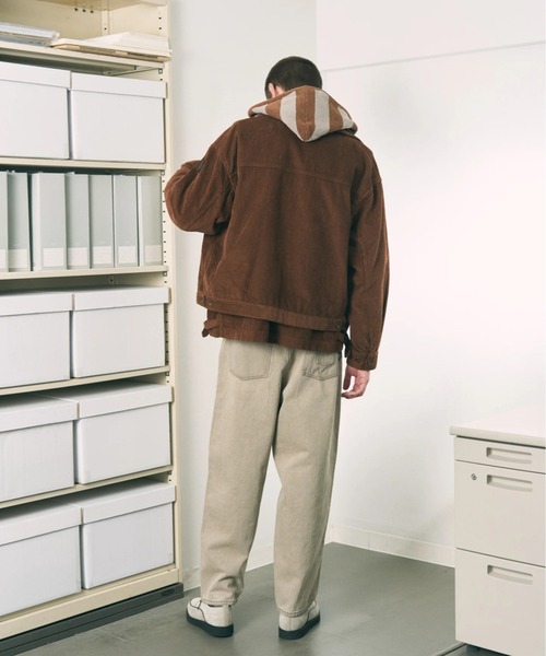 PHINGERIN(フィンガリン)の「【PHINGERIN】DOUBLE CORD JACKET(ブルゾン・メンズ・チャコールグレー/ライトグレー/ブラウン・M/L)」の18枚目の写真