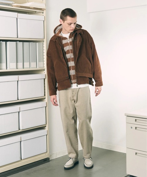 PHINGERIN(フィンガリン)の「【PHINGERIN】DOUBLE CORD JACKET(ブルゾン・メンズ・チャコールグレー/ライトグレー/ブラウン・M/L)」の17枚目の写真