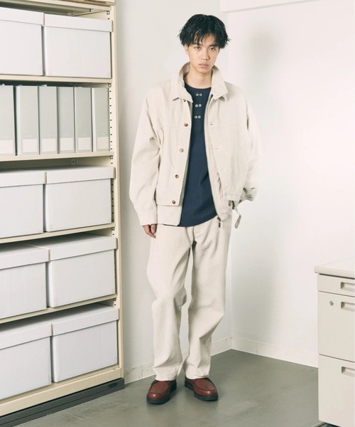 PHINGERIN(フィンガリン)の「【PHINGERIN】DOUBLE CORD JACKET(ブルゾン・メンズ・チャコールグレー/ライトグレー/ブラウン・M/L)」の8枚目の写真