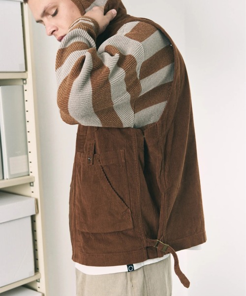 PHINGERIN(フィンガリン)の「【PHINGERIN】DOUBLE CORD JACKET(ブルゾン・メンズ・チャコールグレー/ライトグレー/ブラウン・M/L)」の15枚目の写真