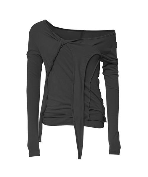FLAREUP(フレアアップ)の「3レイヤードブレイドスリーブ (FL-184_Black)(Tシャツ/カットソー・レディース・ブラック・OS)」の1枚目の写真