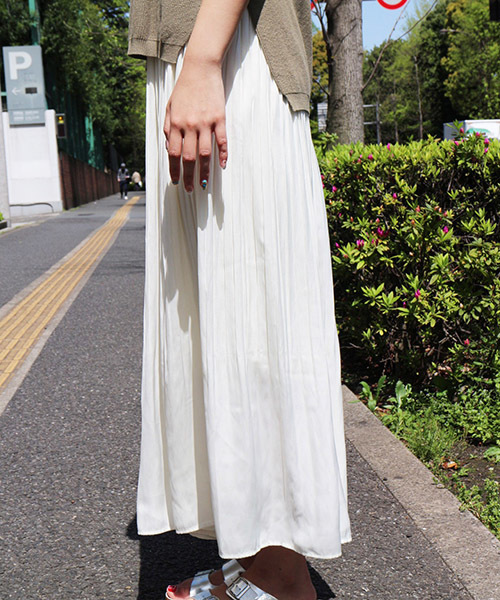 FREE'S MART（フリーズマート）の「消しプリーツワイドパンツ（その他パンツ・レディース・ベージュ/ブルー/ホワイト・FREE）」の12枚目の写真