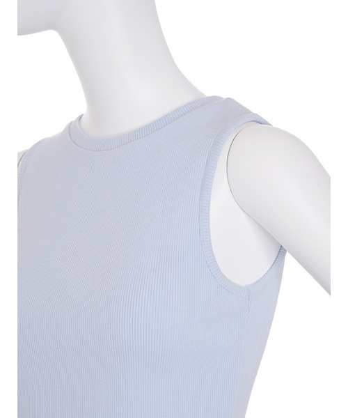 EMODA（エモダ）の「テレコフィットタンクトップ（タンクトップ・レディース・ブラック/ホワイト/ピンク・MEDIUM/SMALL）」の8枚目の写真