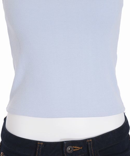 EMODA（エモダ）の「テレコフィットタンクトップ（タンクトップ・レディース・ブラック/ホワイト/ピンク・MEDIUM/SMALL）」の9枚目の写真