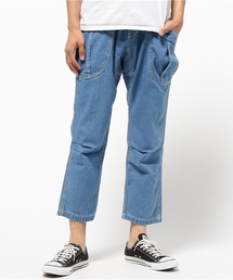 FLAT LIFE（フラットライフ）の「ミリタリーデニムクロップドパンツ（デニムパンツ）」