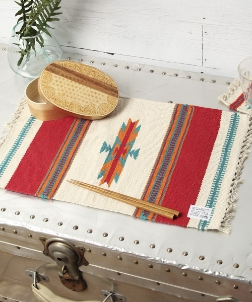 BAYFLOW（ベイフロー）の「BAYFLOW／NATIVE プレースマット（キッチンツール・ブルー/ホワイト・0）」の2枚目の写真