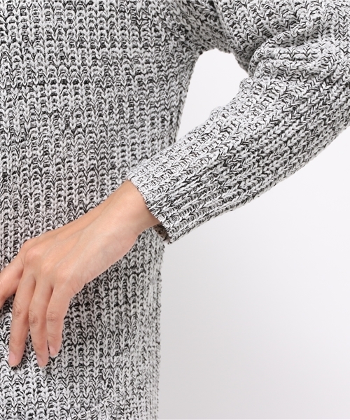 KOBE LETTUCE(コウベレタス)の「ローゲージニット ロングカーディガン(カーディガン/ボレロ・レディース・ホワイト系その他/ライトグレー/ネイビー/ライトカーキ/ライトベージュ/イエロー系その他/ブラック・ONE SIZE)」の14枚目の写真