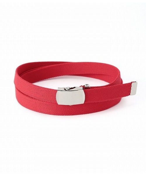 JUNRED（ジュンレッド）の「ゲバルト細幅ロングベルト（ベルト・メンズ・ブルー/ターコイズブルー/ブラック/イエロー/オレンジ/レッド・FREE）」の6枚目の写真