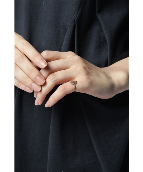 agete（アガット）の「K10ピンキーリング（B111104/10111111004