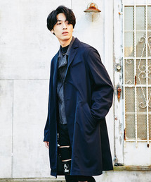 HYSTERIC GLAMOUR | SOUND GENERATION裏総柄  ロングコート(ステンカラーコート)