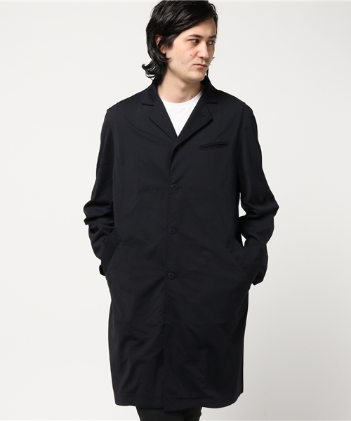 HYSTERIC GLAMOUR（ヒステリックグラマー）の「SOUND GENERATION裏総柄  ロングコート（ステンカラーコート・メンズ・グレー/ブラック/ベージュ・SMALL/MEDIUM/LARGE）」の6枚目の写真