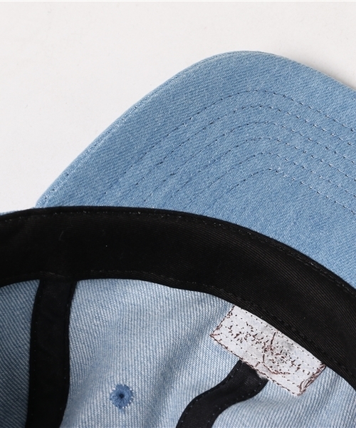 BRIXTON（ブリクストン）の「ブリクストン キャップ ストラップバック グレード ブルー デニム BRIXTON（キャップ・メンズ・ブルー・FREE）」の4枚目の写真