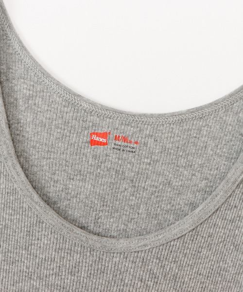 HANES(ヘインズ)の「【Hanes/ヘインズ】【2枚組】メンズ Aシャツ(タンクトップ・メンズ・ブラック/ホワイト/ヘザーグレー/その他1・SMALL/LARGE/MEDIUM)」の22枚目の写真