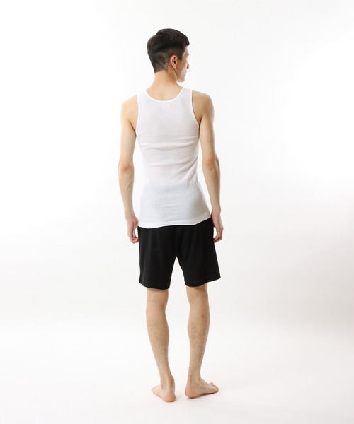 HANES（ヘインズ）の「【Hanes/ヘインズ】【2枚組】メンズ Aシャツ（タンクトップ・メンズ・ブラック/ホワイト/ヘザーグレー/その他1・SMALL/LARGE/MEDIUM）」の17枚目の写真