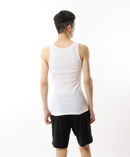 HANES（ヘインズ）の「【Hanes/ヘインズ】【2枚組】メンズ Aシャツ（タンクトップ・メンズ・ブラック/ホワイト/ヘザーグレー/その他1・SMALL/LARGE/MEDIUM）」の15枚目の写真