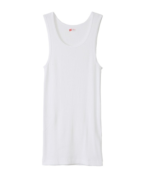 HANES(ヘインズ)の「【Hanes/ヘインズ】【2枚組】メンズ Aシャツ(タンクトップ・メンズ・ブラック/ホワイト/ヘザーグレー/その他1・SMALL/LARGE/MEDIUM)」の20枚目の写真