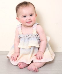 apres les cours | グラデーションベビーキャミセットアップ(ロンパース)