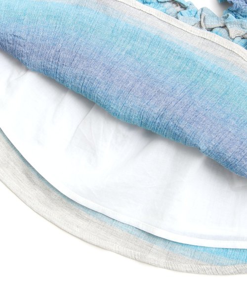 apres les cours（アプレレクール）の「グラデーションベビーキャミセットアップ（ロンパース・キッズ・ピンク/ブルー・80/70）」の7枚目の写真