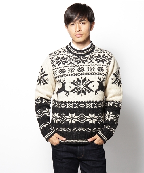 fennica Men's（フェニカメンズ）の「GRP / ノルディック柄クルー