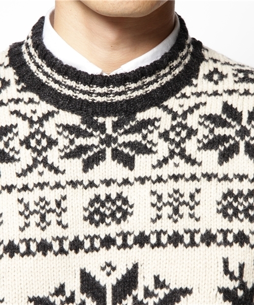 fennica Men's(フェニカメンズ)の「GRP / ノルディック柄クルー fennica Men's(フェニカメンズ)の「GRP / ノルディック柄クルー