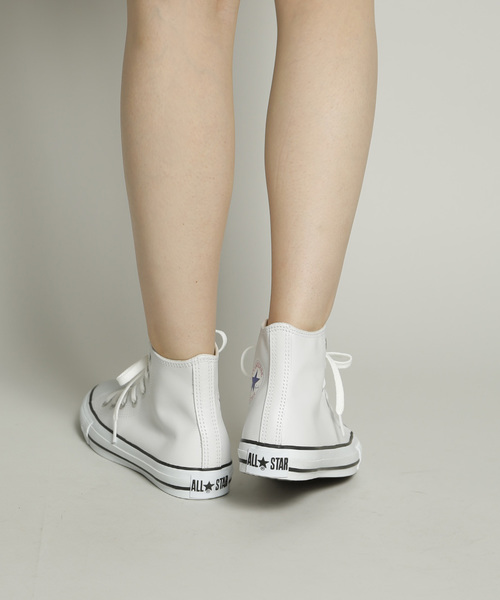 CONVERSE(コンバース)の「LEA ALL STAR HI(スニーカー・レディース・ホワイト/ブラック・24/23.5/24.5/23/27/27.5)」の8枚目の写真