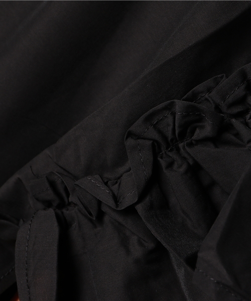 FREE'S MART（フリーズマート）の「Ｂａｃｋ釦フリルスリーブブラウス（シャツ/ブラウス・レディース・ブラック/ホワイト/ブラウン/ピンク・FREE）」の7枚目の写真