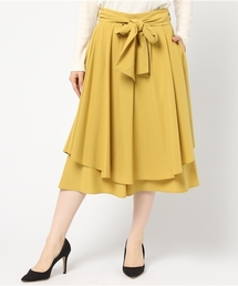 SWINGLE | フレアーレイヤードガウチョパンツ(その他パンツ)